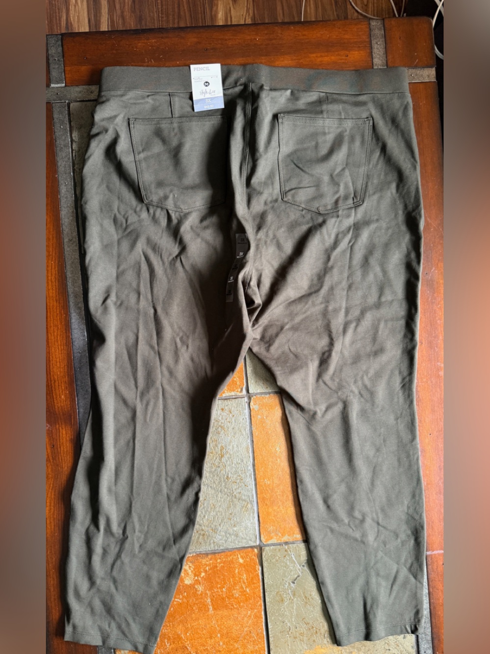 Style and con3xl pull on pant BNWT capsule feminine comfort office casual pocket